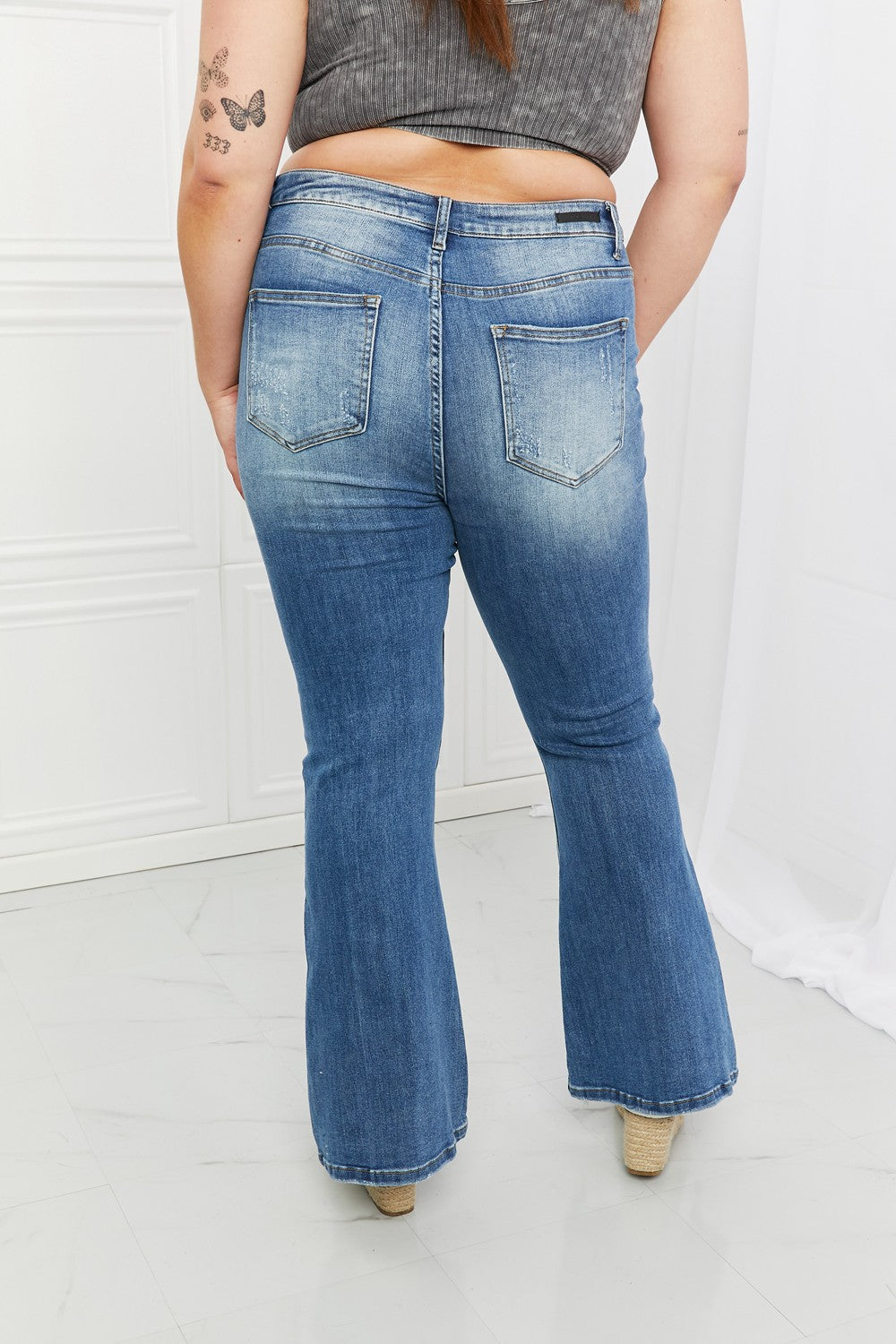 Iris High Waisted Flare Jeans