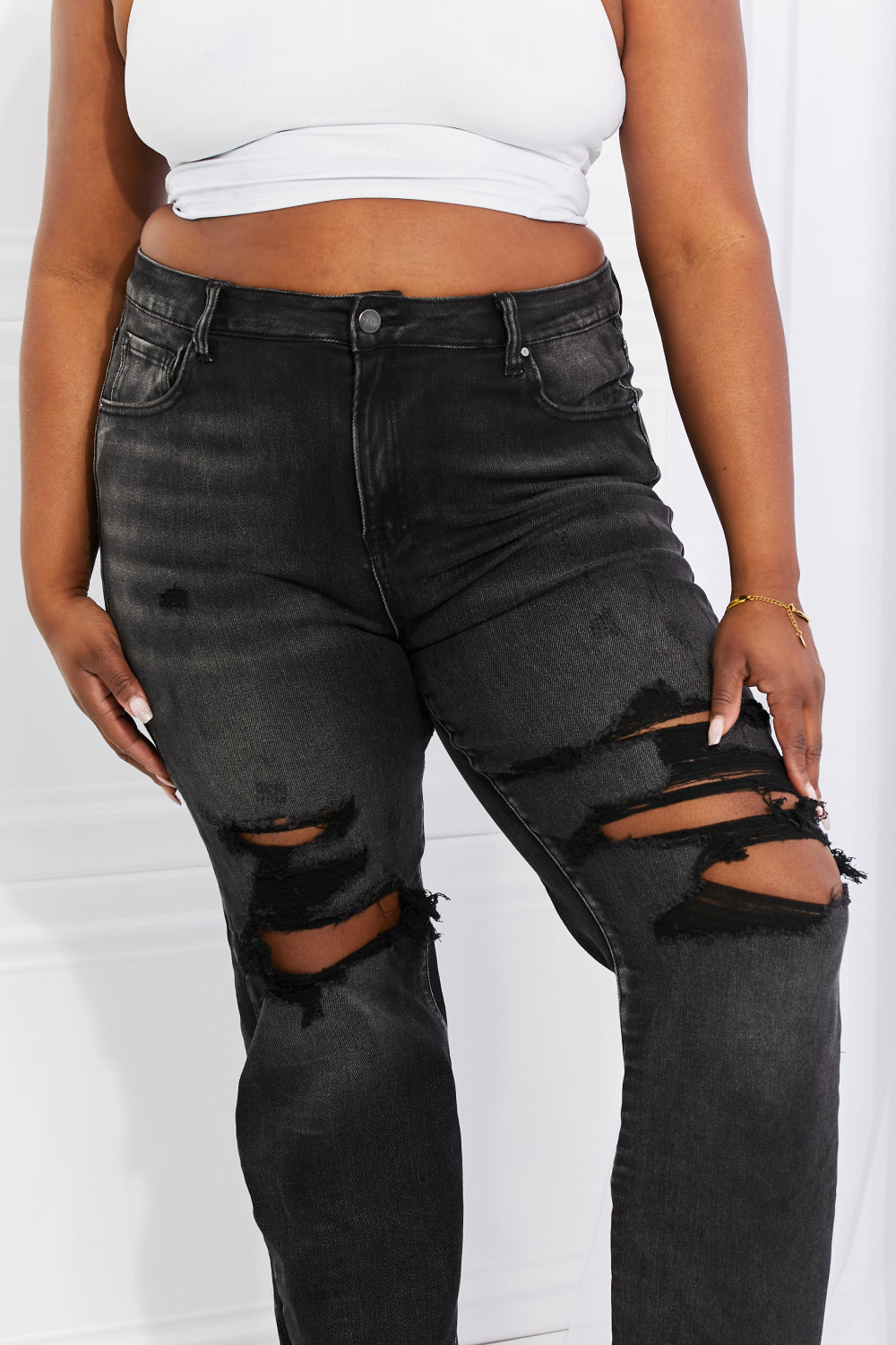 Lois High Waist Loose Fit Jeans