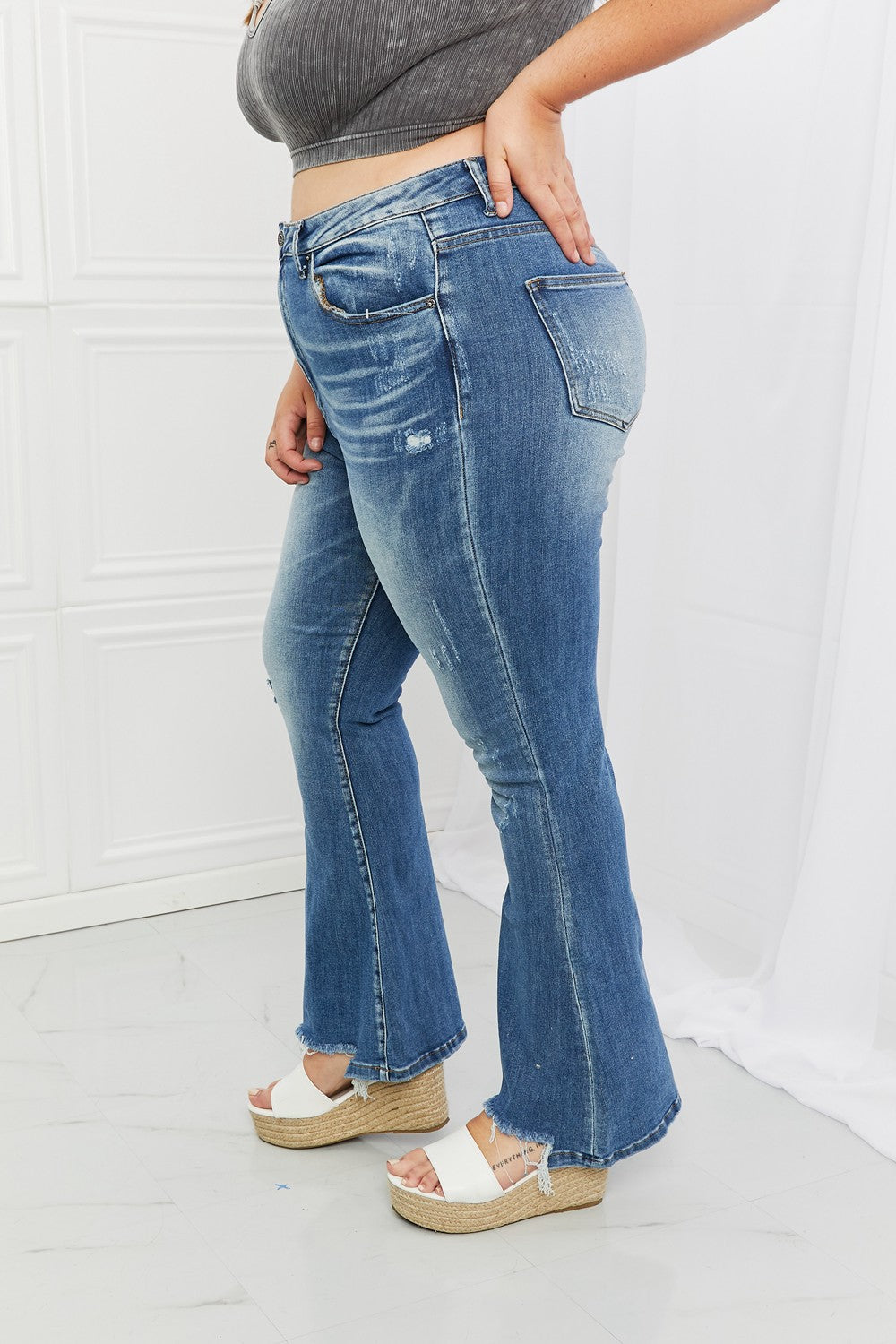 Iris High Waisted Flare Jeans