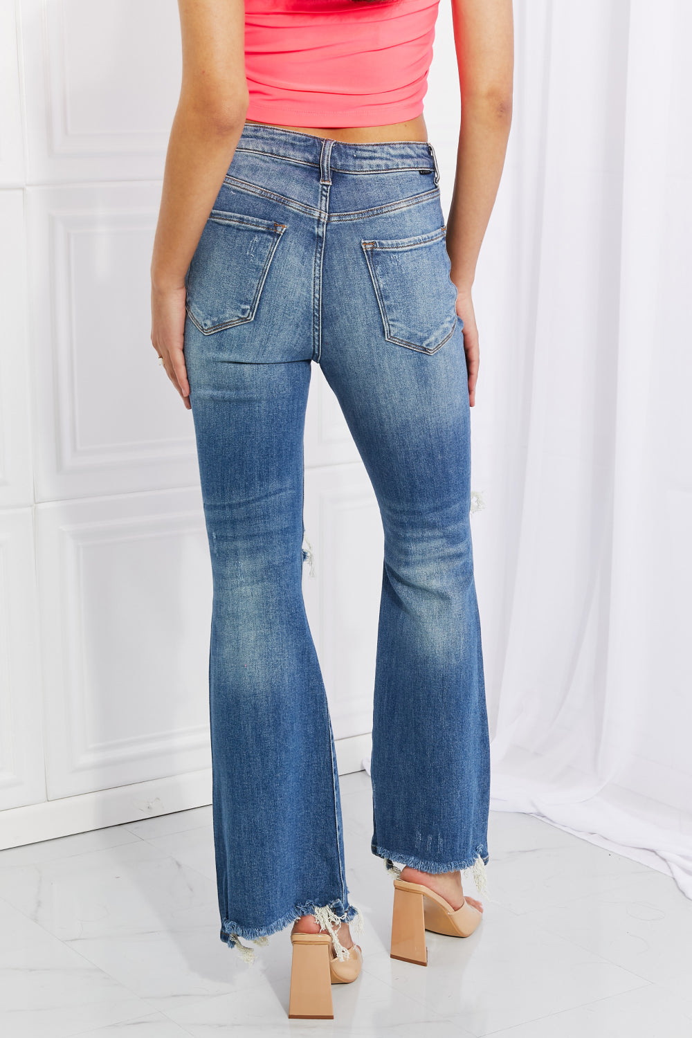 Hazel High Waisted Flared Jeans